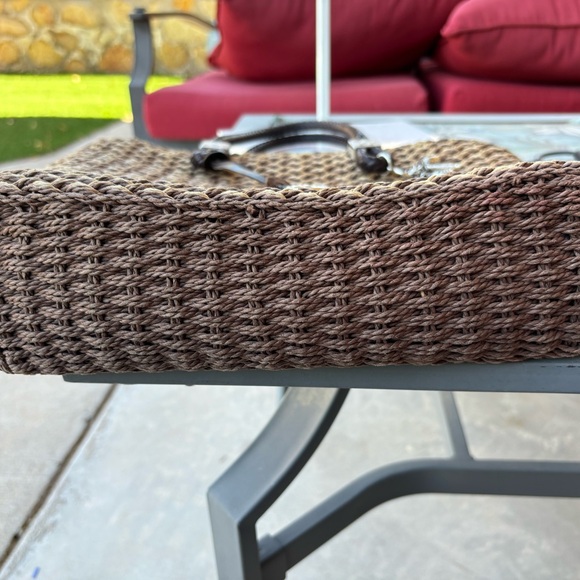 Brighton woven wicker tote - Picture 4 of 6